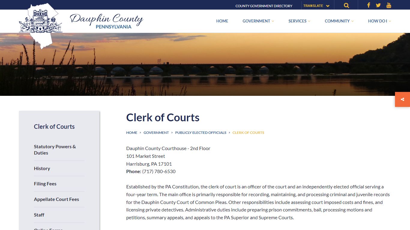 Clerk of Courts - Welcome to Dauphin County, PA